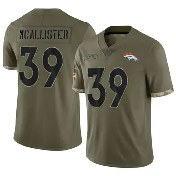 Men's Navy Limited Tyreik McAllister Denver Vapor Untouchable Jersey